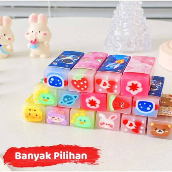 

PENGHAPUS LUCU KARAKTER / ERASER PENSIL SEKOLAH BUAH ASTRONOT BERUANG BEAR GIRL HAPUSAN KARET