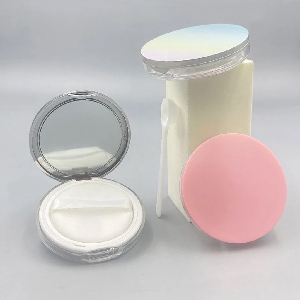 MM Wadah Bedak Tabur Travel / Tempat Bedak Tabur Tempat Loose Powder + Free Sponge R1219