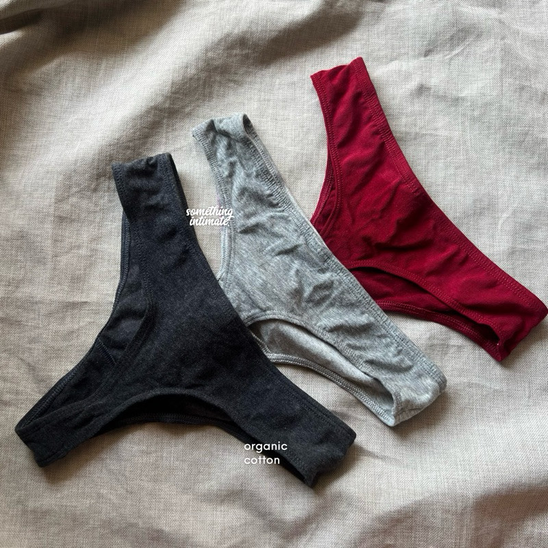 MAIDENFORM C&A Organic Cotton Thong Celana Dalam G string CD Katun Murah Branded Sale Original Seaml