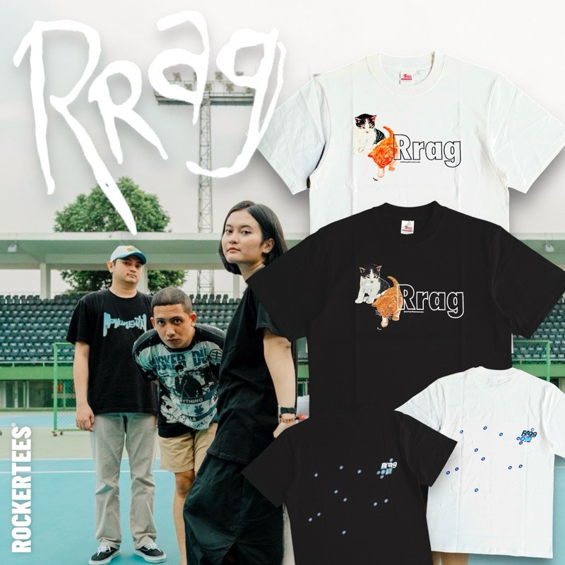 【COD】 RRAG - KUCIL BLACK/WHITE T-SHIRT |  MERCHANDISE