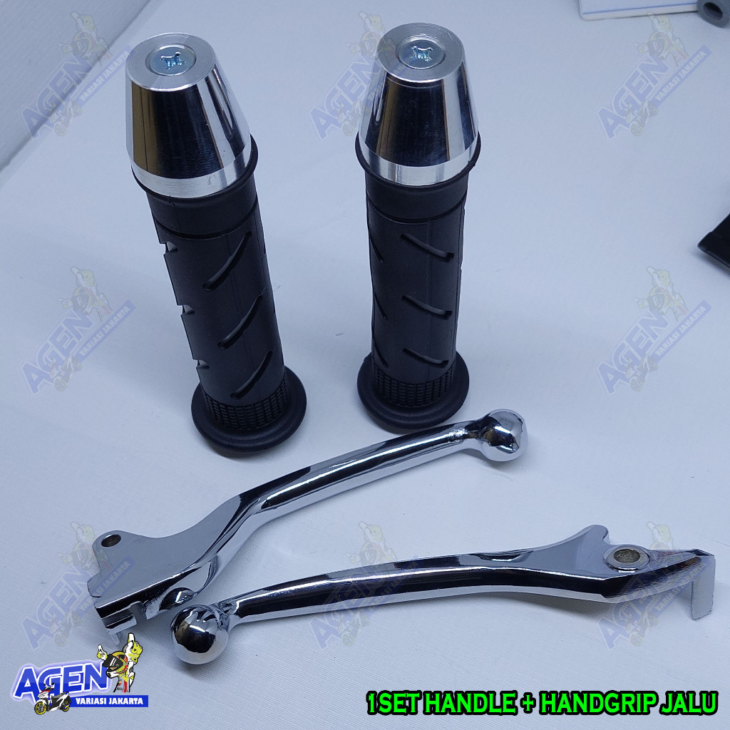 HANDLE REM SATU SET MOTOR HONDA BEAT KARBU VARIO LAMA VARIO TECHNO 1SET GRIP  HANDGRIP DOMINO DAN JA