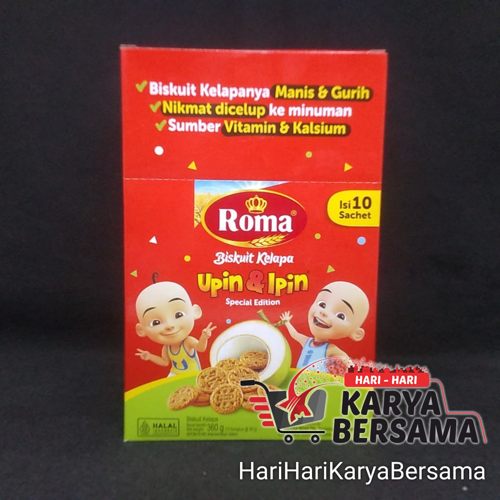 

MAKANAN RINGAN BISKUIT ROMA KELAPA ISI 10SACHET X 27GR - PER PACK