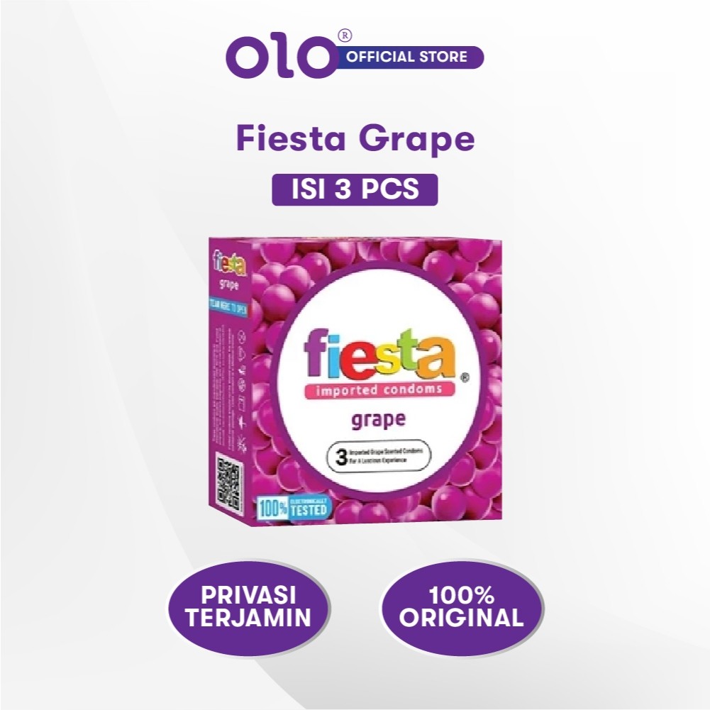 

konnnndddoooo Fiesta Rasa Grape Anggur 1 Box isi 3 Pcs