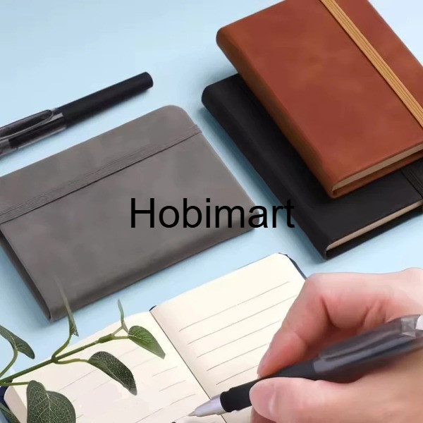 

HM Notebook A7 Buku Notes Kecil Buku Catatan Aesthetic Scrapbook Mini Buku Agenda S148