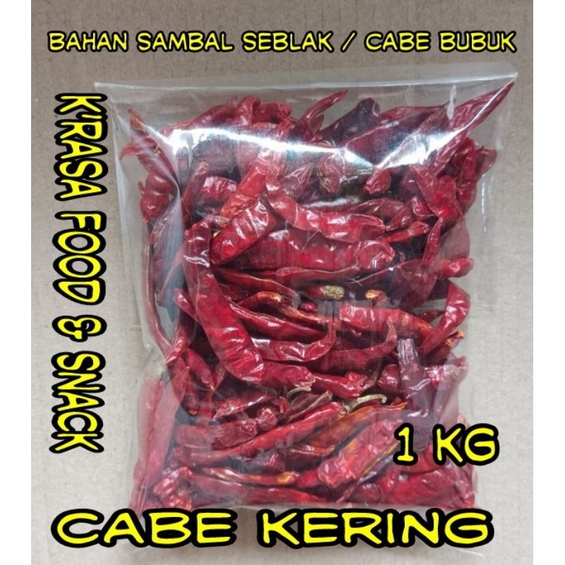 

cabe teja kering fresh japlak pedas rawit kering bahan sambal seblak,cabe bubuk,chili oil dll