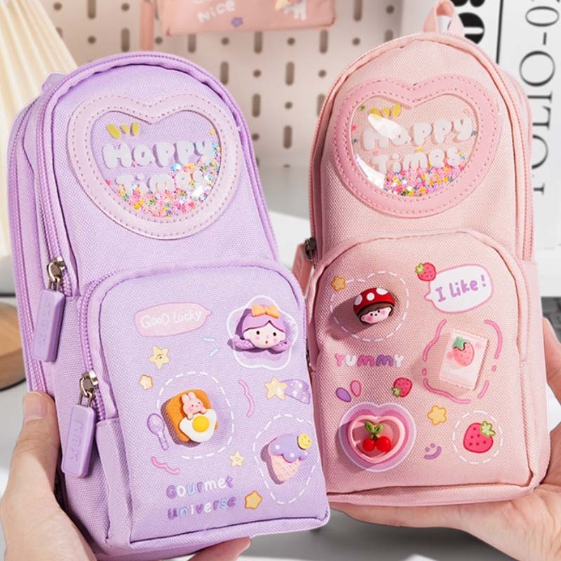 

JAMIN MURAH !!!Model 3D Tas Lucu Korea / Tempat Pensil Anak-anak Berkapasitas Besar / Karakter Berhias Glitter Tempat Pensil Anak Perempuan Tas Lucu Untuk Siswa Sekolah Dasar(BISA LANGSUNG ORDER)