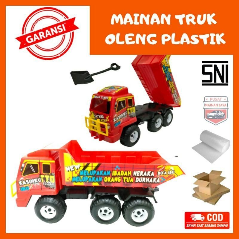 NEW PRODUK BISA COD MAINAN TRUCK DUMP TRUK PASIR/MAINAN MOBIL MOBILAN TRUCK OLENG PLASTIK TTD 999 WA
