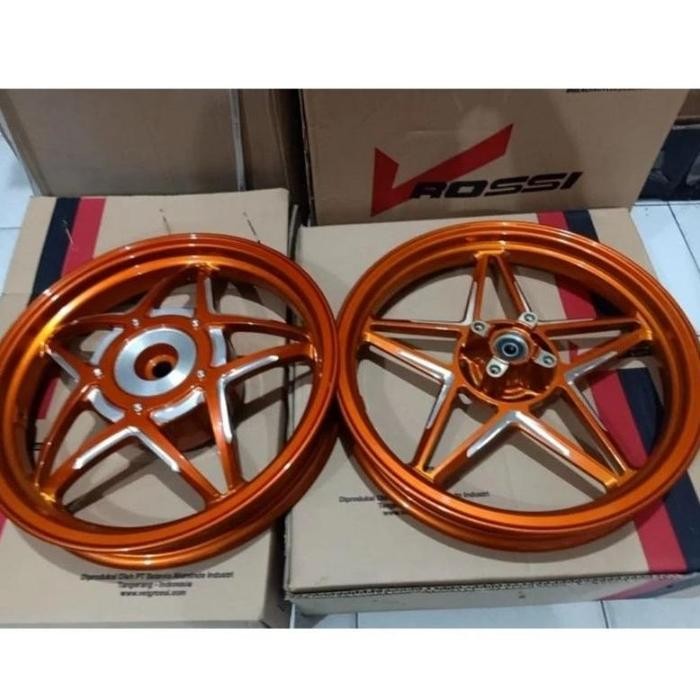 New Velg Racing Motor Vrossi Venom Orbits Beat Scoopy Vario 125/150 - Hitam, Vario 125/150