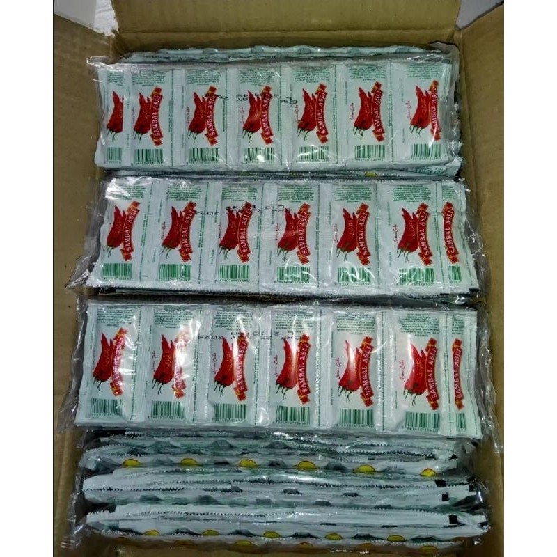

SAMBAL SACHET NASIONAL 10 PAK (isi 240 sachet @9 Gram)