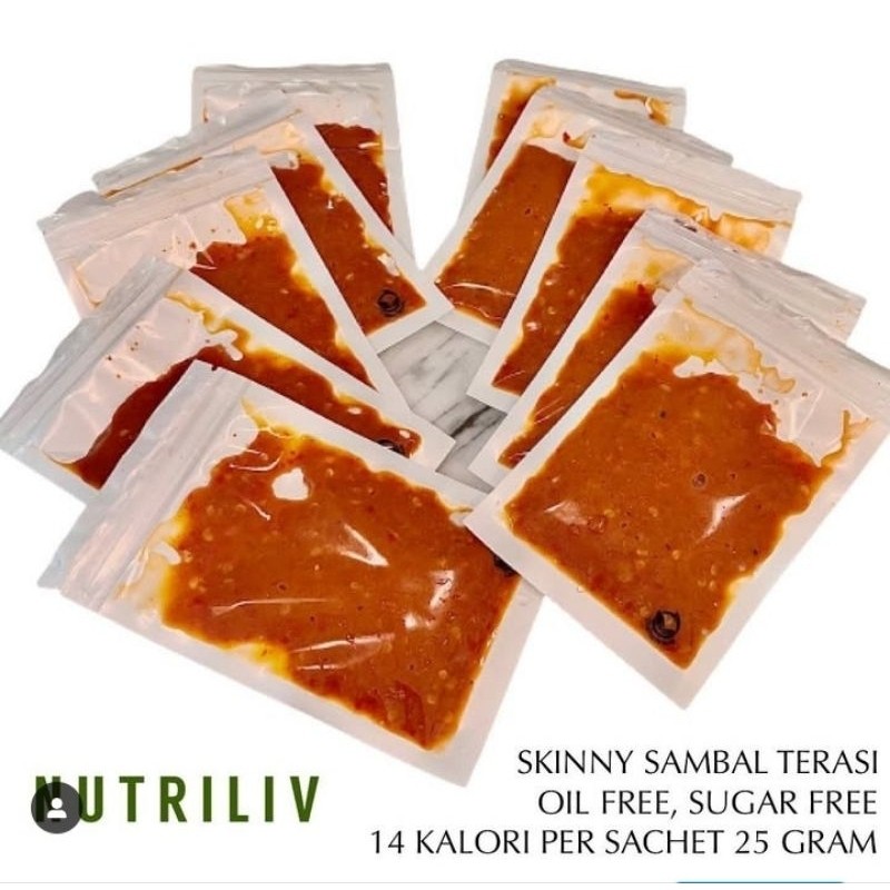

Nutriliv Skinny Sambal Terasi, Sugar-Free, Oil-Free