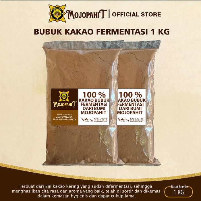 

Cokelat Mojopahit I Bubuk Kakao dari Biji Kakao Fermentasi 1 kg - 1 kg