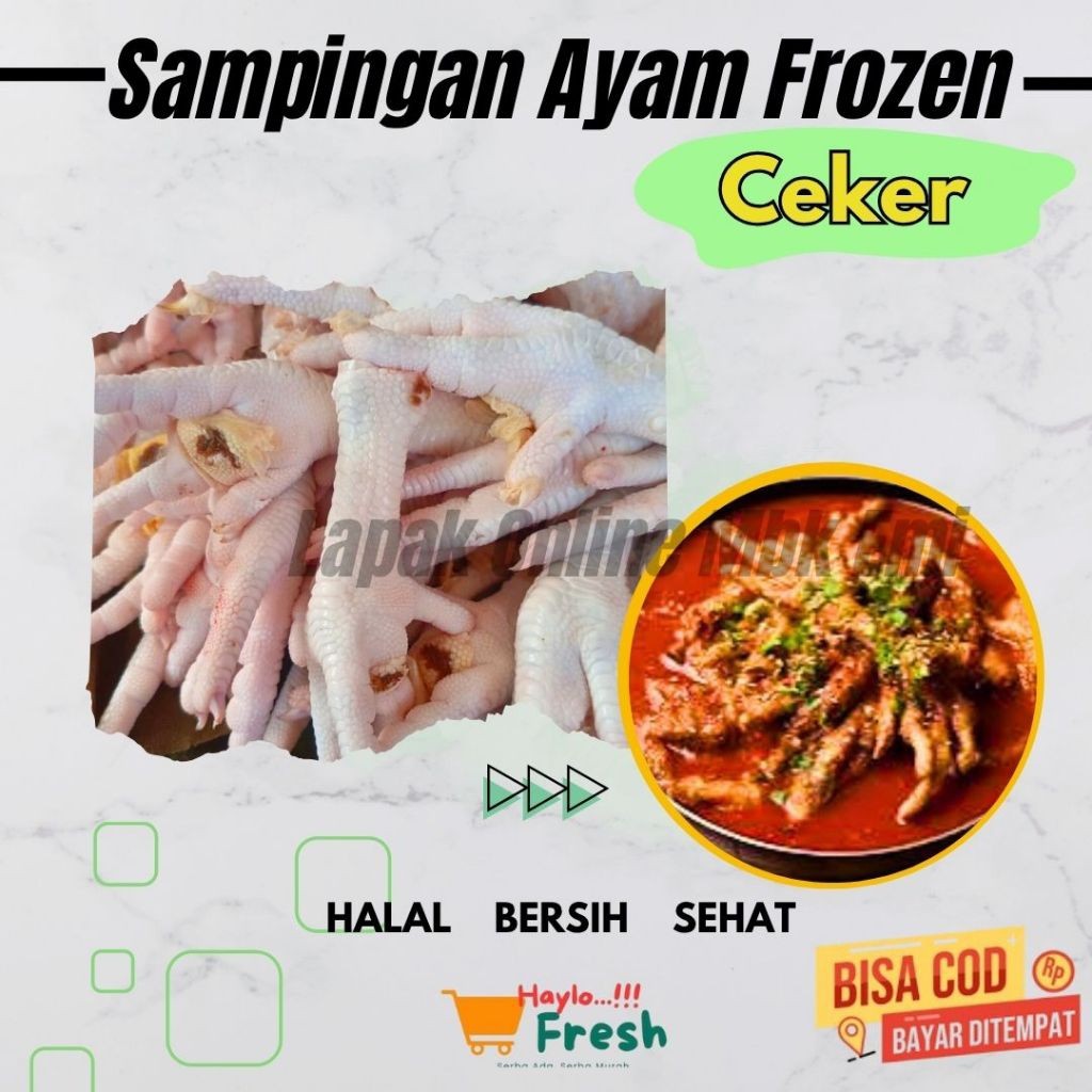 

Ceker Besar Bersih Tanpa Kuku