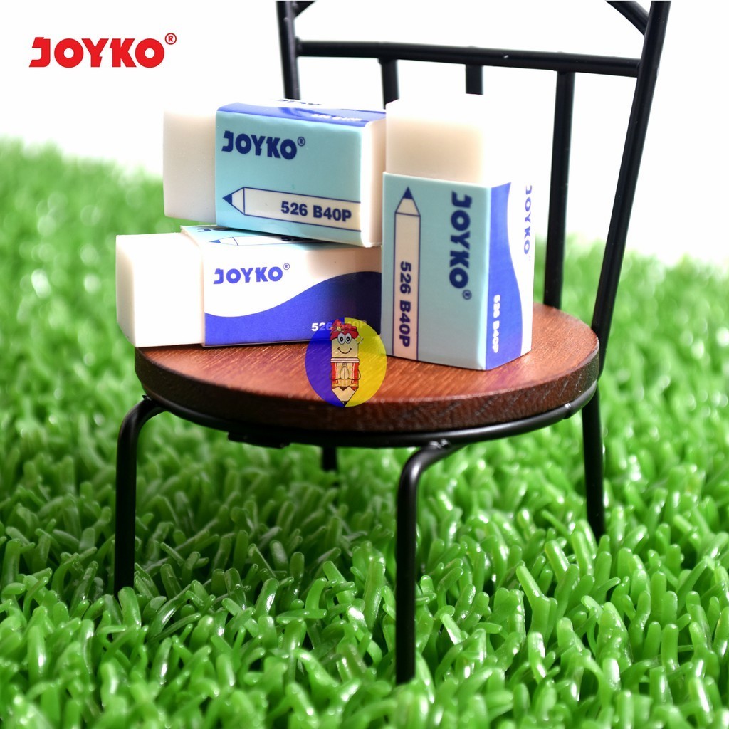 

DISKON DAPAT 40PCS PENGHAPUS PENSIL ERASER JOYKO 526-B40 PUTIH