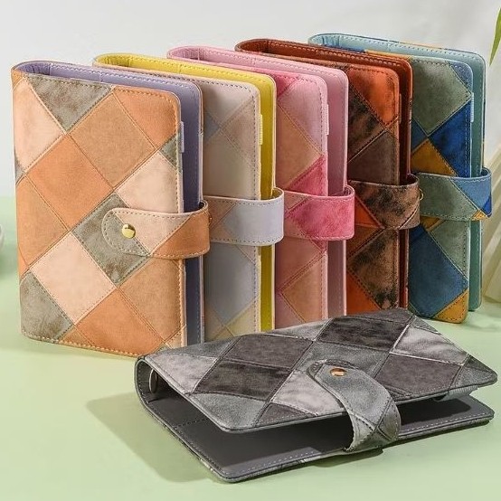 

Binder Kulit Tabungan A6 6 Lubang Motif Catur Kotak Buku Catatan Keuangan BudgetingCO