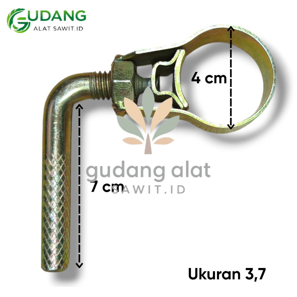 KLEM FIBER SAWIT UKURAN 3,7