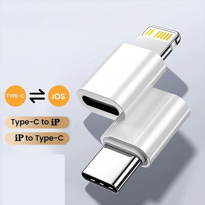 Adapter Converter Charger Type C to Lightning, Lightning to Type C FAST Charging