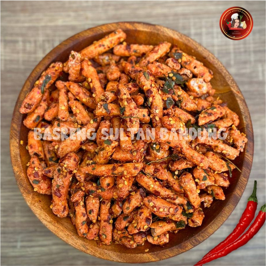 

Basreng Sultan Bandung 1KG Pedas Daun Jeruk