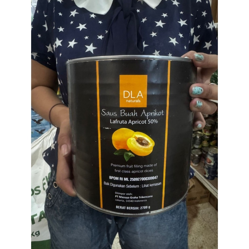 

Apricot Fruit Fillings DLA / Selai Filling Apiroct DLA - 2.7 Kg