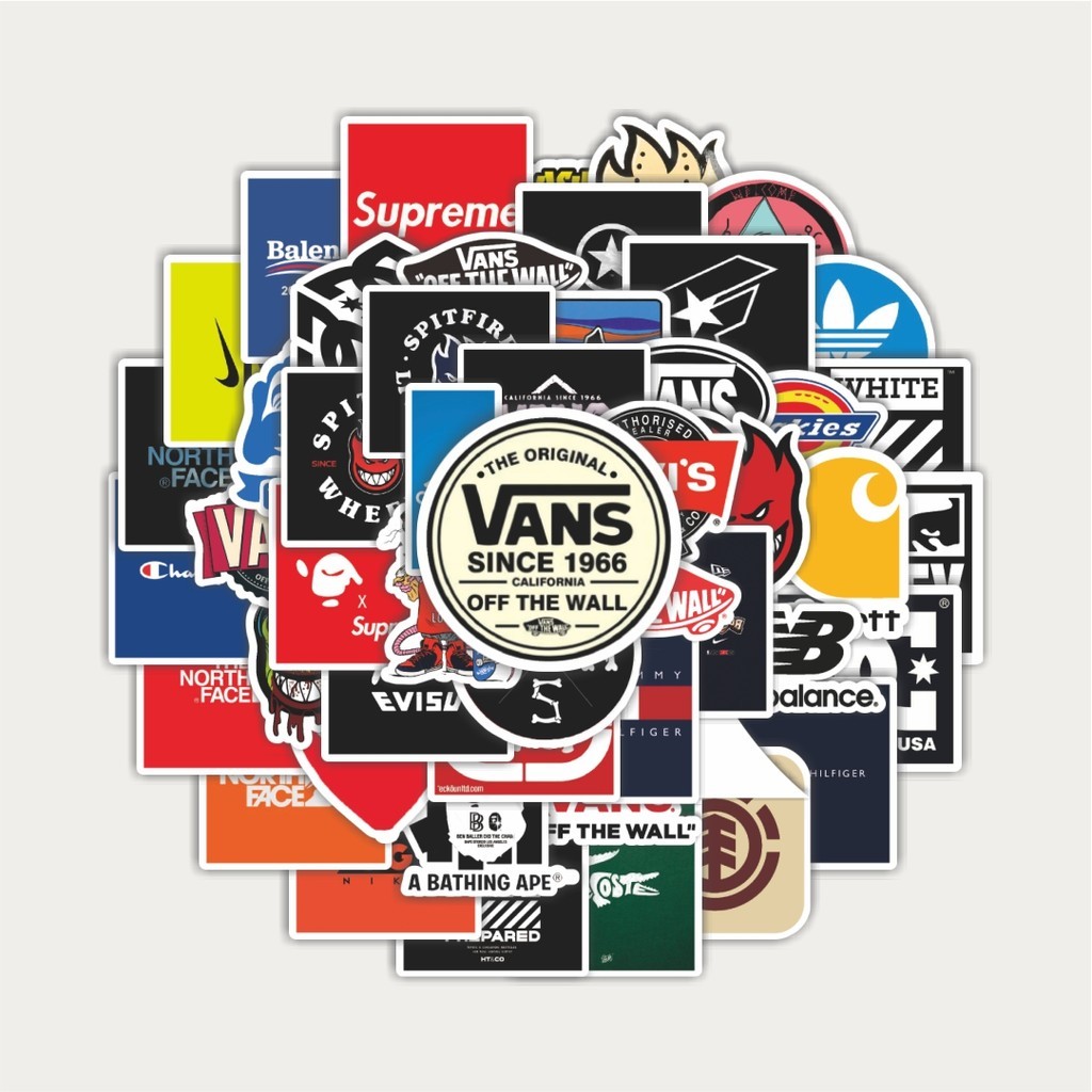 

Sticker Pack Stiker Random Mix Logo Brand Versi 1 | Sticker TUMBLR | Stiker LAPTOP KOPER HELM