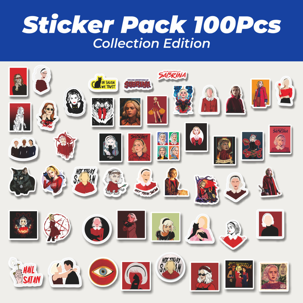 

Hot Stiker Adventures of Sabrina Lucu Anti Air Stikers Berperekat Waterproof Sticker Decal Buat Motor Helm Buku Journal Koper Casing HP Laptop Botol Minum