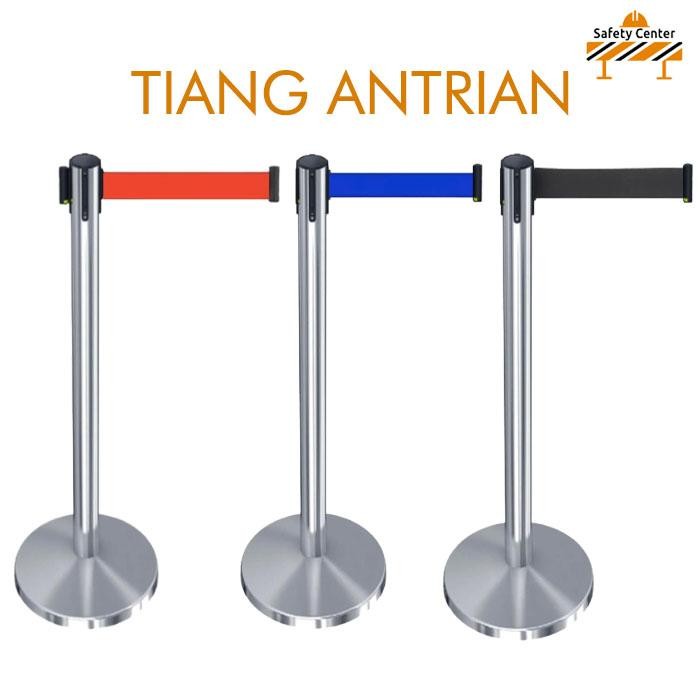 

Tiang Antrian / Queue Line Separator Stainless - Hitam