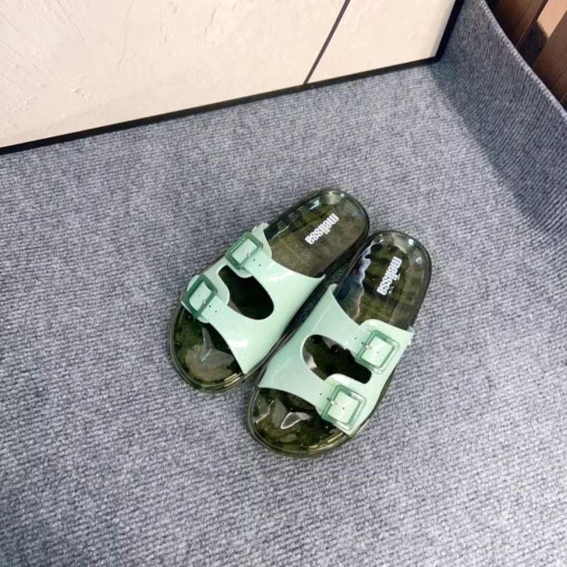 Sandal Wanita Melissa Flat Wide Slide 33426