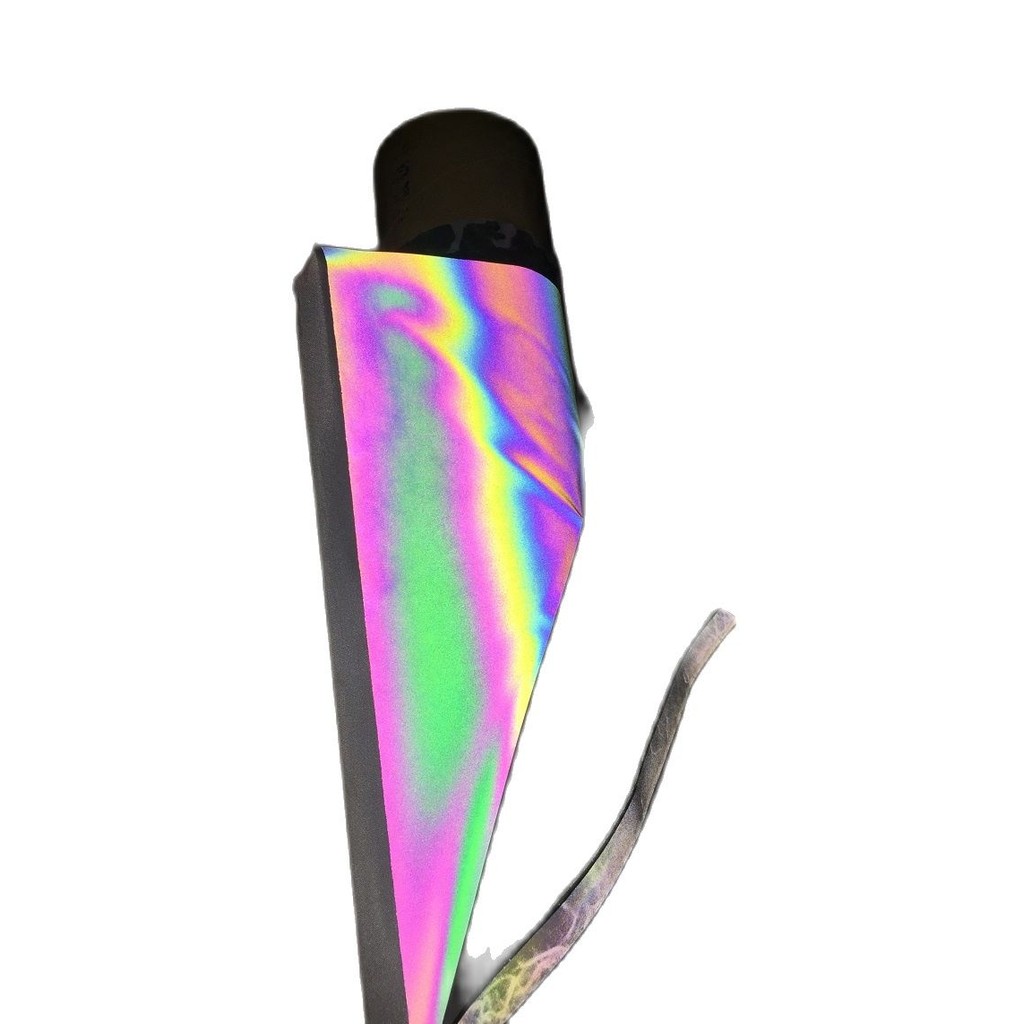 

Colorful Iridescence Reflective Fashion Fluorescent Magic Color Cloth Variable Color Brilliant Reflecting Light Fiber Fabric