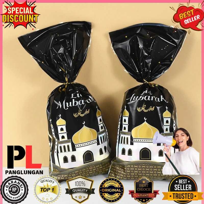 

CYZIWEI Kantong Plastik Bingkisan Kado Eid Mubarak Gift Bag 50 PCS - CZ-5