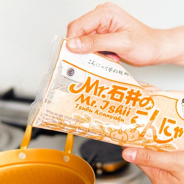 

KHUSUS GOJEK GRAB 1 DUS Nasi shirataki basah / wet Tsubu Konnyaku keto Gluten free