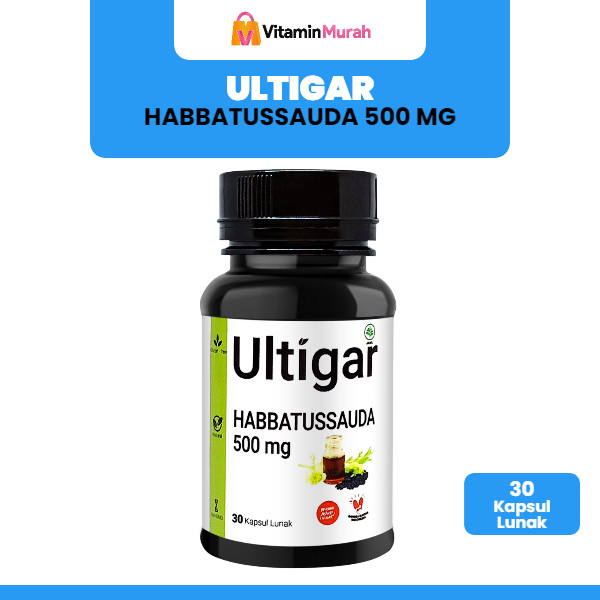 ULTIGAR HABBATUSSAUDA 500 mg ISI 30 KAPSUL LUNAK