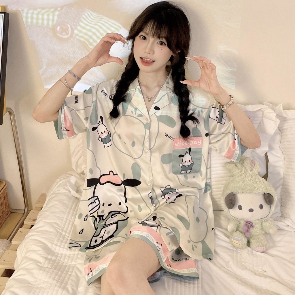 NEW ARRIVALPiyamaWanita #SilkIcePremium #13MotifEksklusif #FashionNyaman #BajuTidurSeleb/Baju rumah 