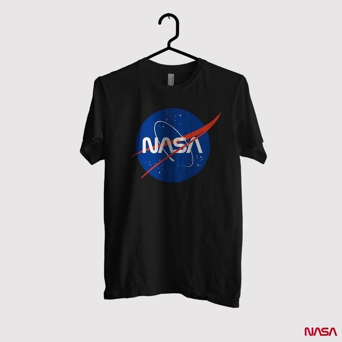 [COD] Kaos NASA - NASA Logo - Hitam, S