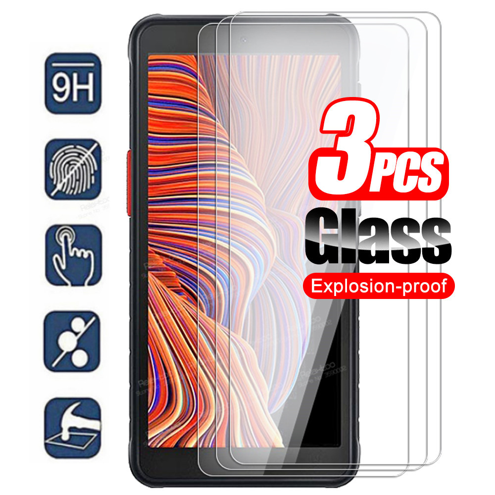 For Samsung XCover 5 Glass 3pcs Protective Glass Samsang Galaxy XCover5 X Cover 5 6 7 XCover6 Pro XC