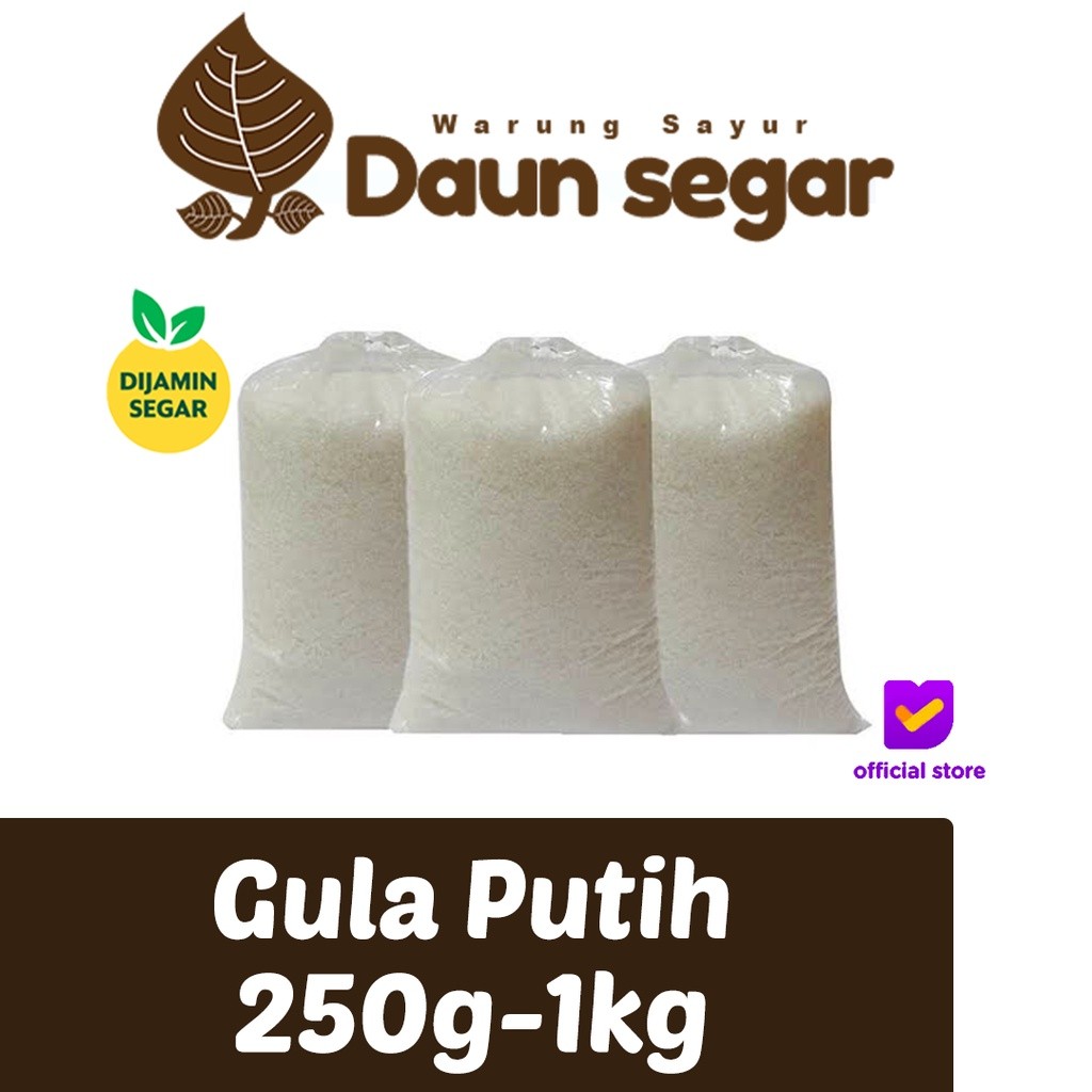 

Gula pasir biasa per pack 250gr