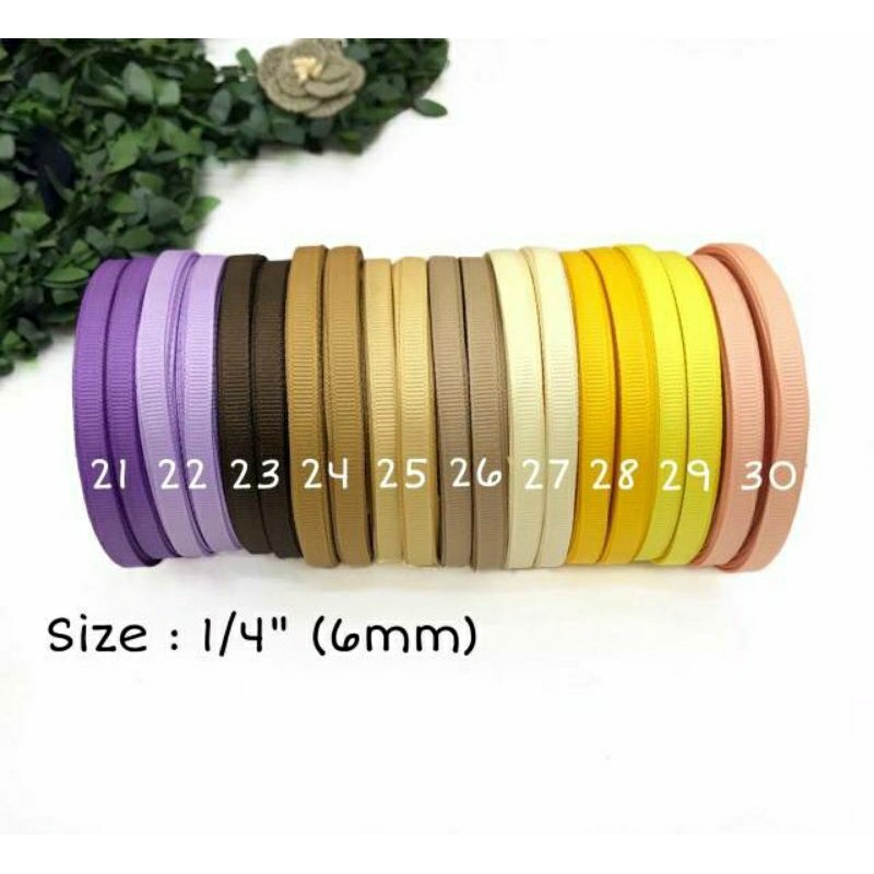 

6mm - 20 Yard | Pita Grosgrain Polos Import