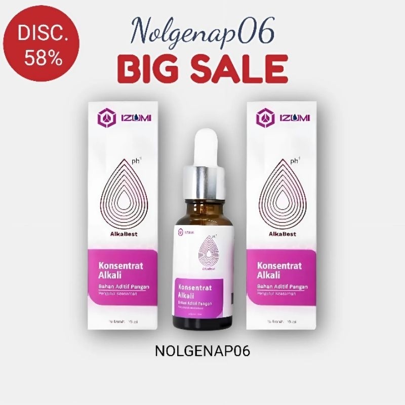 

Izumi Alkabest Original 100% Bpom Bahan Aditif Pangan Pengatur Keasaman