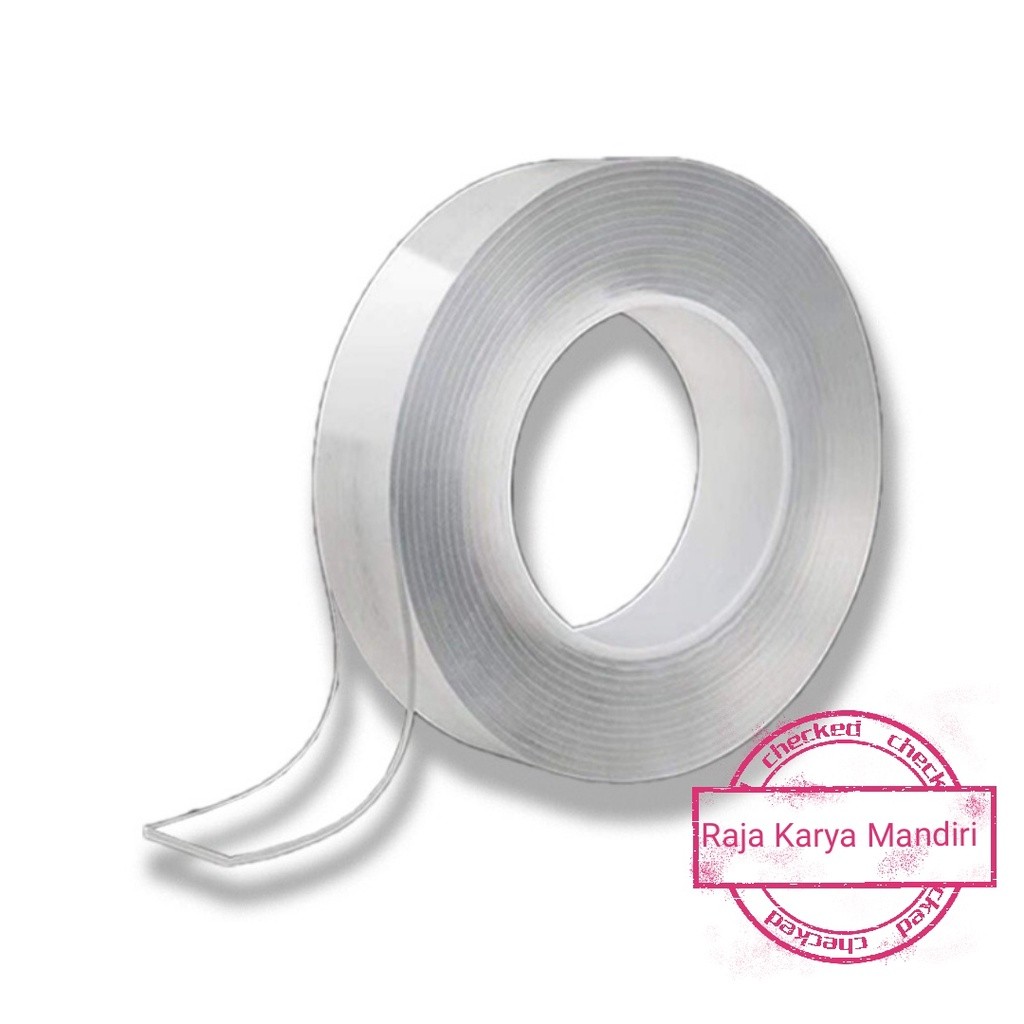 

VIPBAZAAR Nano Tape Double Tape Isolasi 2 Sisi Kuat Dicuci Tanpa bekas