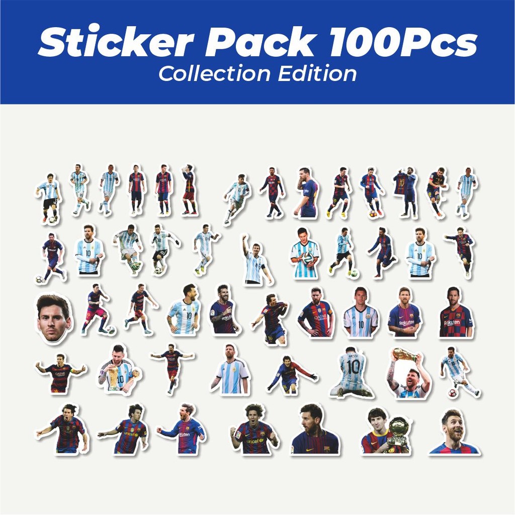 

Hot Stiker Leo Messi Lucu Anti Air Stikers Berperekat Waterproof Sticker Decal Buat Motor Helm Buku Journal Koper Casing HP Laptop Botol Minum