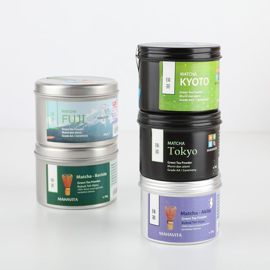 

Ready Matcha Japanese Green Tea Powder 30g Grade Selections: Barista (B) Akita (A) Fuji (A) Tokyo (AA) Kyoto (AAA)