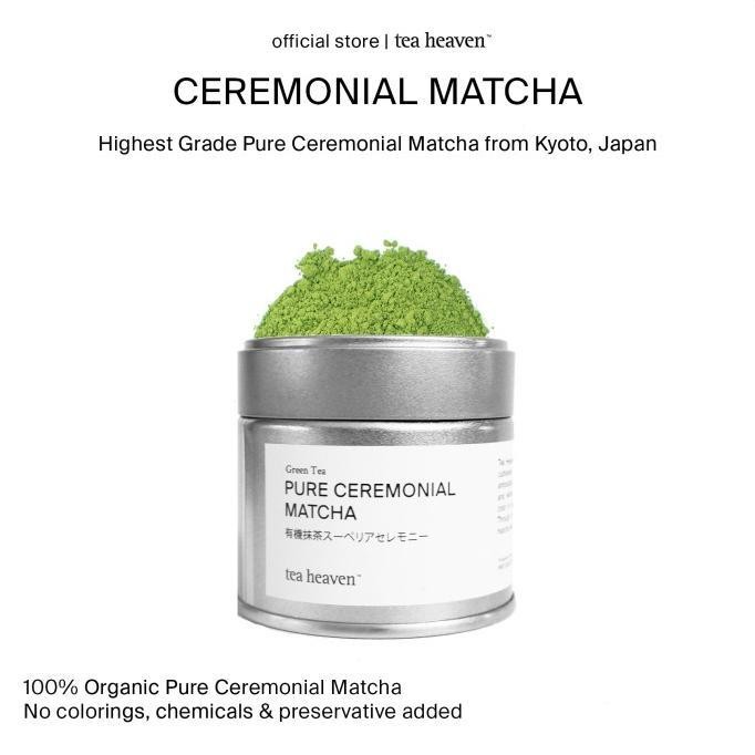 

Matcha Ceremonial Organik Pure Green Tea Powder Teh Hijau Bubuk Jepang