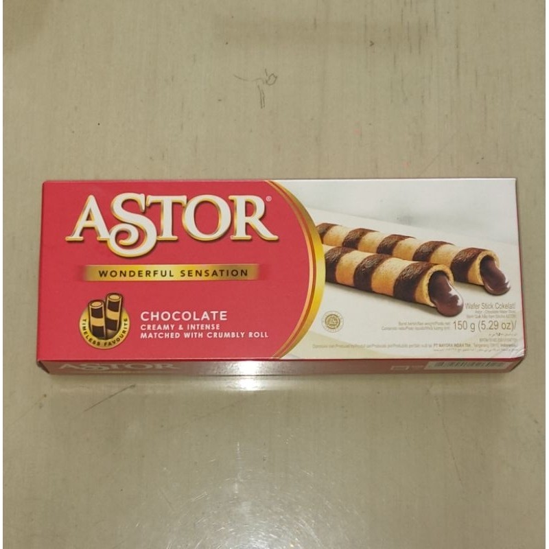 

Astor Wafer Stik Chocolate 150gr Coklat (1 Pcs)