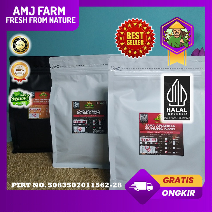 

250 Gram BUBUK KOPI ARABICA Gunung Kawi GROUND COFFEE ARABICA FRESH ROAST AMJ FARM