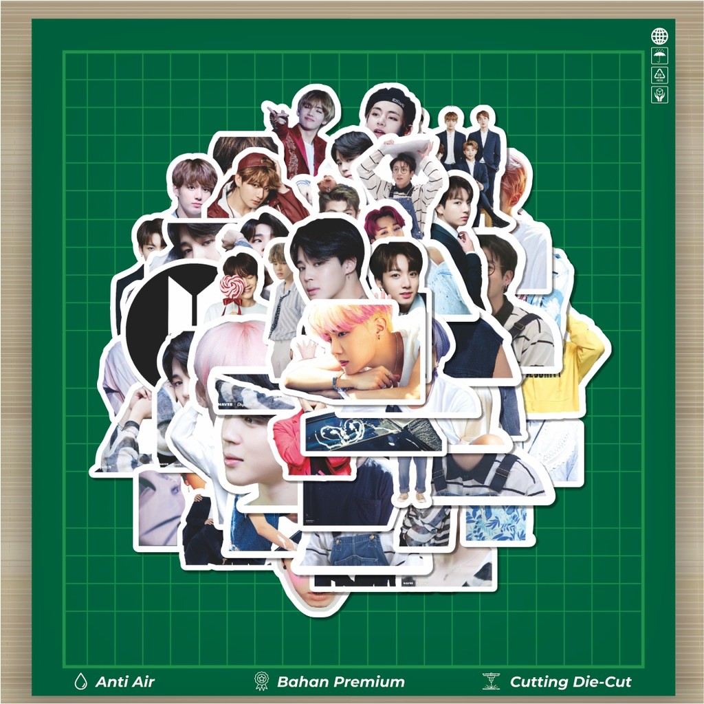 

HOT 50 PCS STIKER Stiker BTS Album Stiker Fashion Cars Decal Dingin Kartu Album Custom Vinyl Anti Air- Sticker Aesthetic Buku Journal Koper Casing HP Tablet Laptop Helm Motor Botol Minum