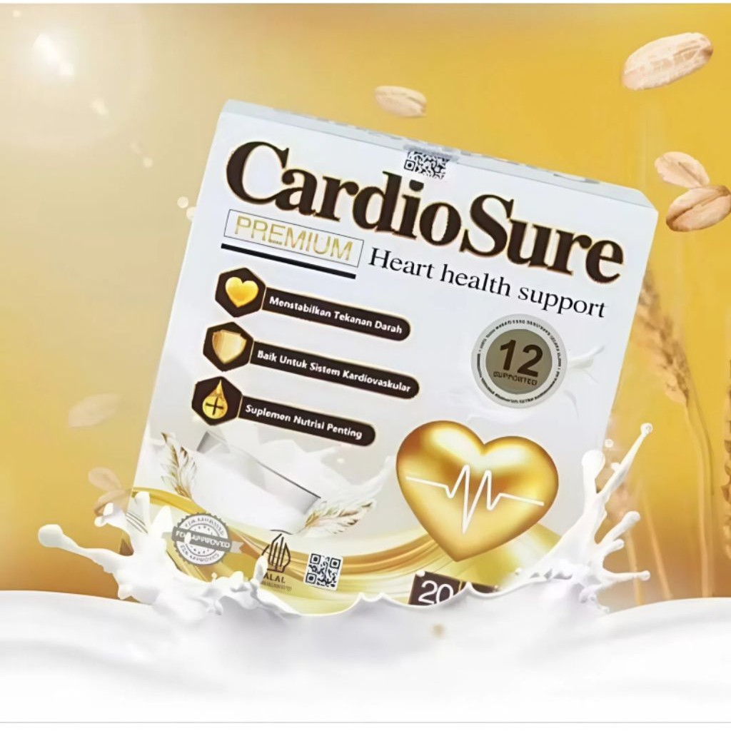 

CARDIOSURE PREMIUM MILK SUSU ASLI OBAT HIPERTENSI JANTUNG KORONER STRUK KOLESTROL ASAM URAT