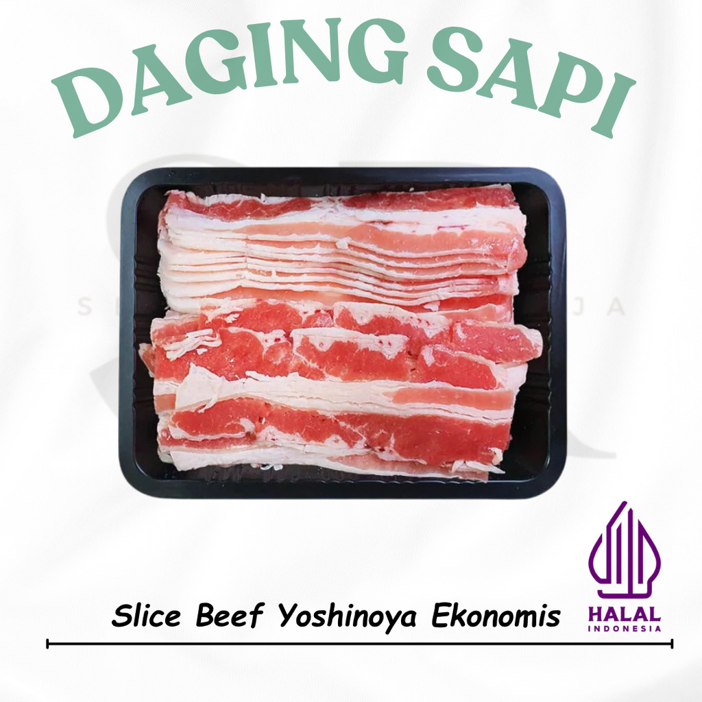 

Shortplate Yoshinoya Beef Sliced Ekonomis Fresh Halal Slice Tipis 500gr