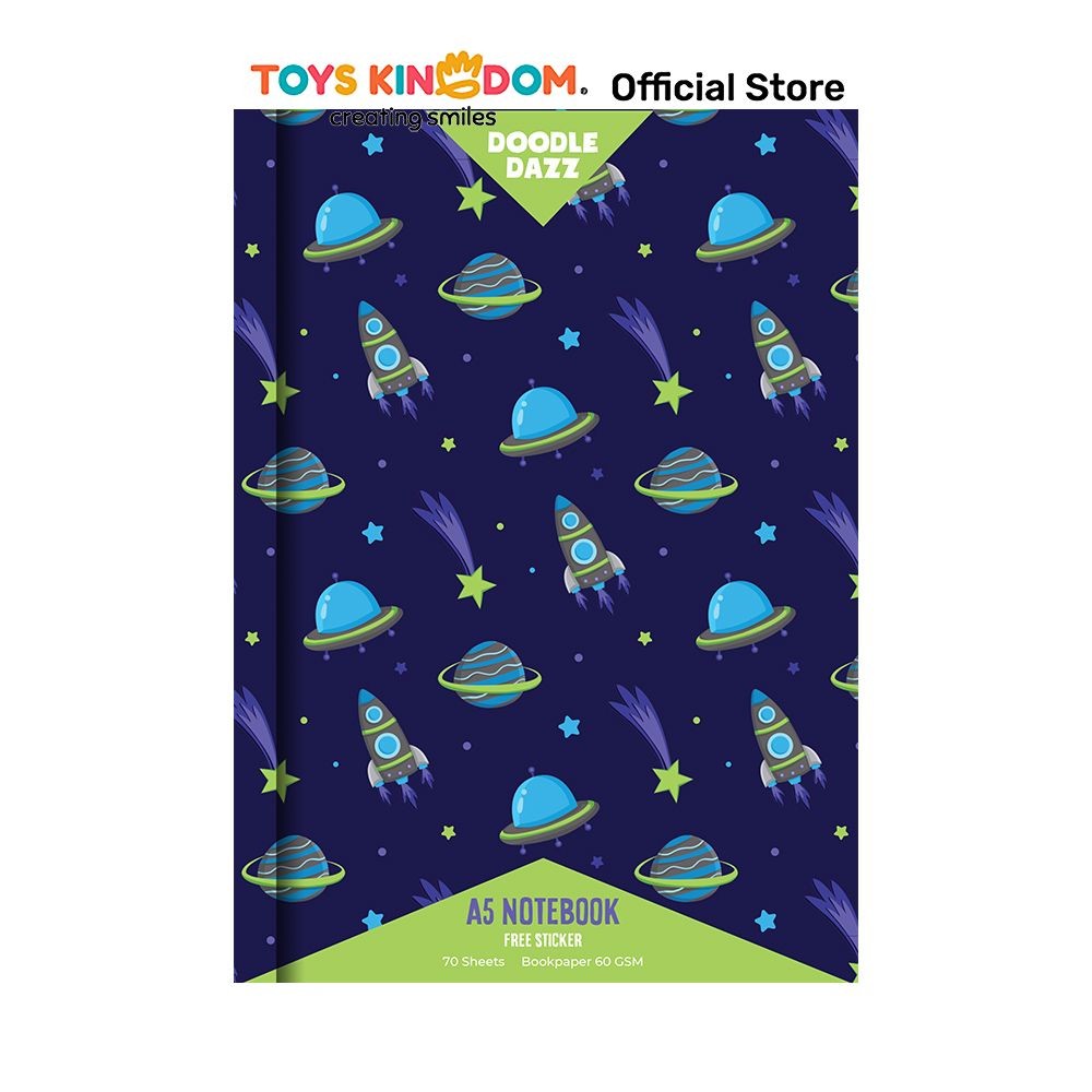 

Toys Kingdom Doodle Dazzles Notebook Starwonder A5 - Biru Buku Tulis Catatan Diary Weekly Planner Agenda Journal Perlengkapan Alat Tulis