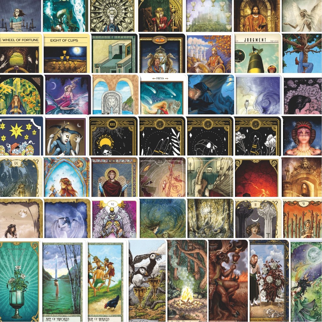 

Stiker Cutting Pack Stiker Retro Destiny Tarot Isi 100Pcs Series Aesthetic Lucu Keren Untuk Koper Bahan Vynil