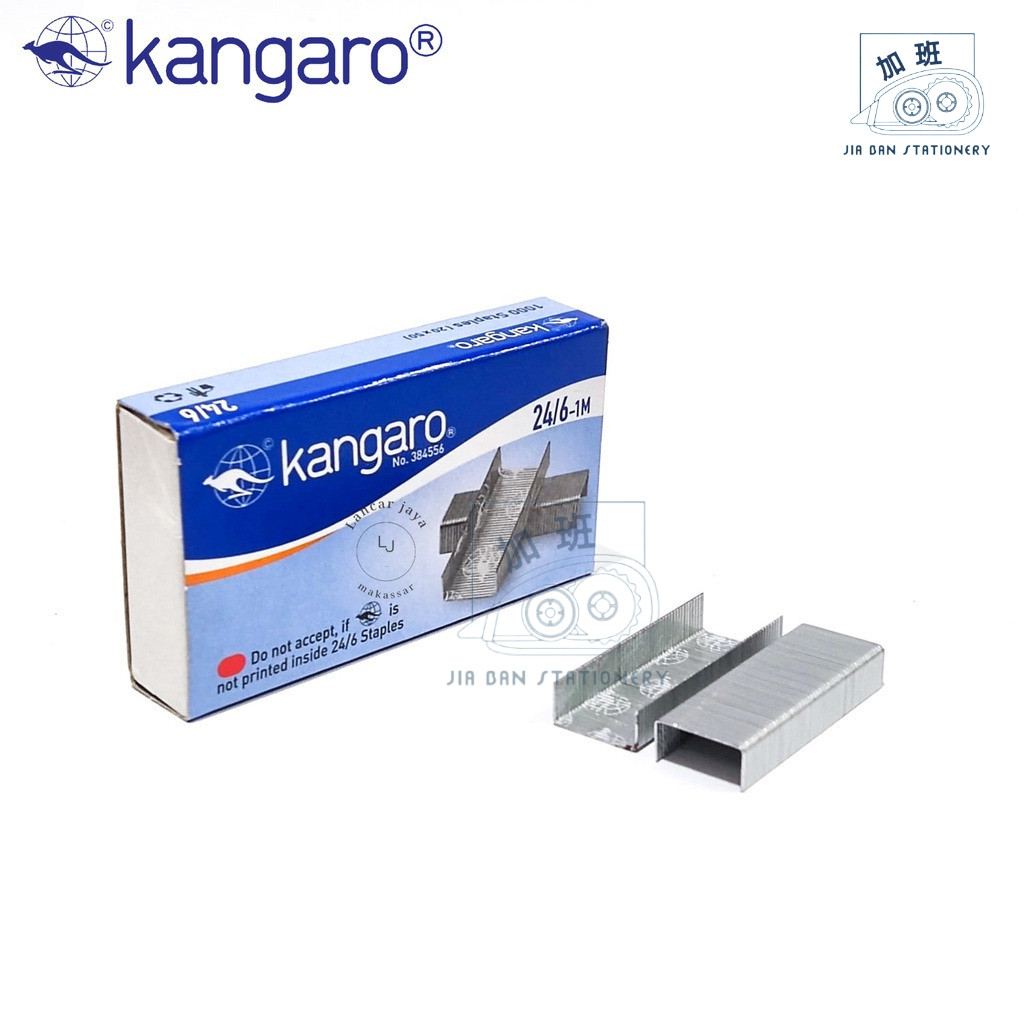 

Isi Stapler Kangaro No. 3 24/6 Refill Staples Kangaro Besar 24/6-1M | JBS