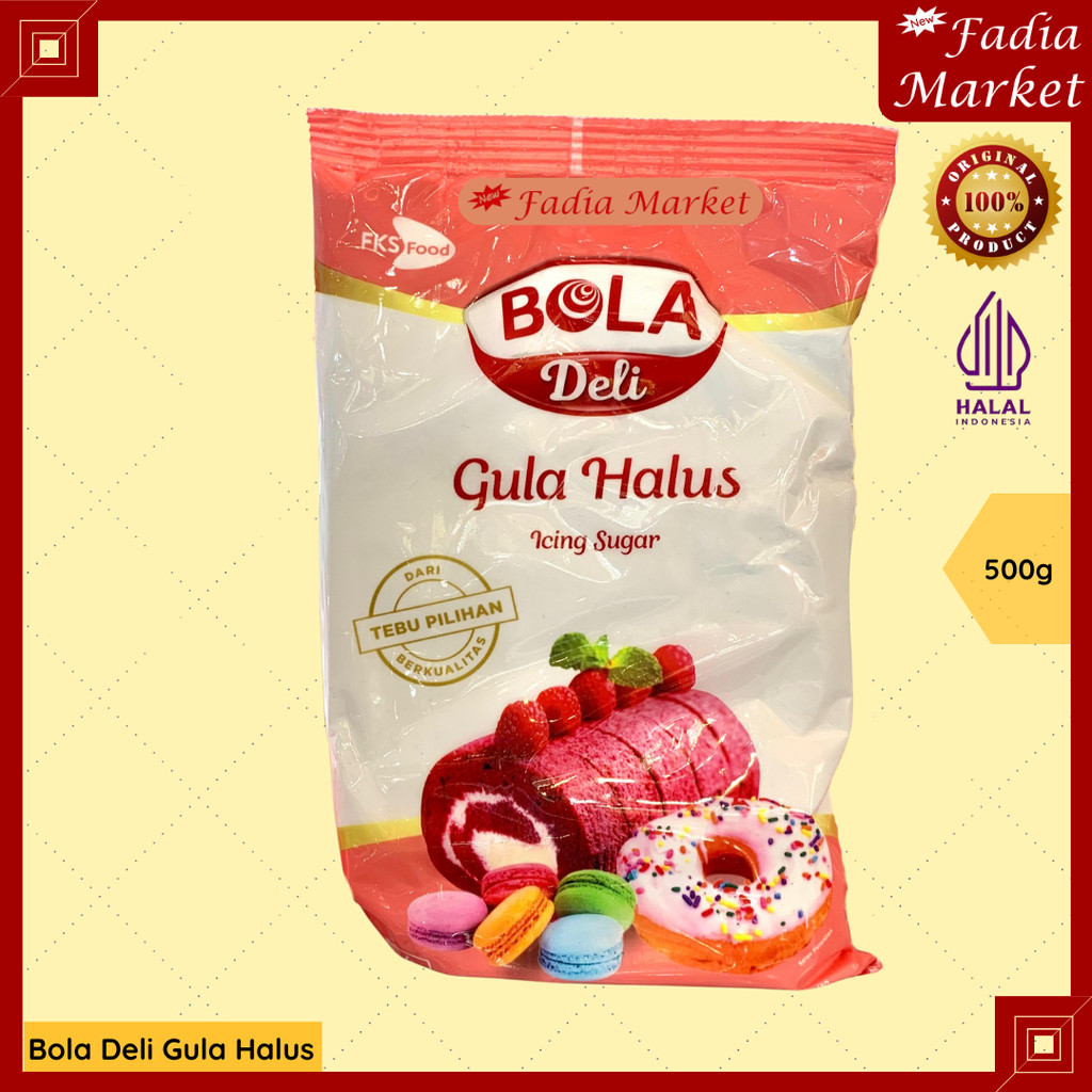 

Bola Deli Gula Halus Icing Sugar Bebas Gluten Free 500g