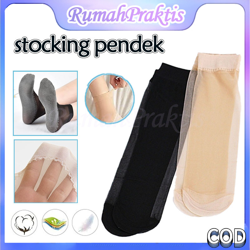 kaos kaki wanita model stocking/kaos kaki tipis stocking pendek/kaus kaki pendek ketat wanita /